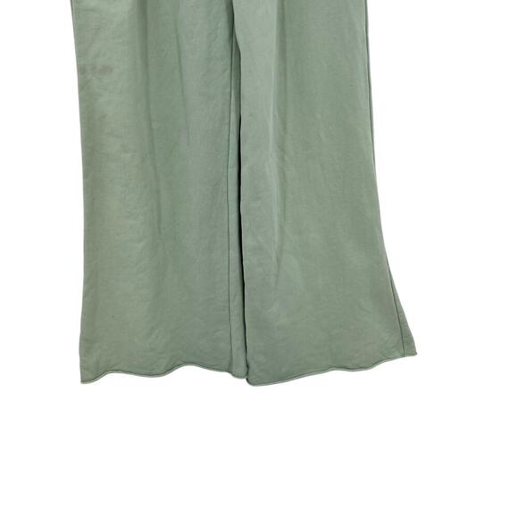 Staud Wide Leg Sweatpants Sage Green Beaded‎ Drawstring Waist Size XS **Flawed - Picture 5 of 10